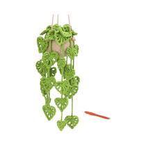 Kit De Crochê Para Iniciantes Fenrry Plantas Em Vasos Amigurumi Com Tutoriais Em Vídeo Passo a Passo