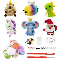 Kit de Crochê STHMYDDK com 6 Padrões de Animais - Para Todas as Idades