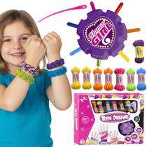 Kit De Crochê Teen Dreams Para Fazer Pulseiras Coloridas Conjunto De Artesanato - Unitoys Kit De Crochê Teen Dreams Para Fazer Pulseiras Coloridas Conjunto De Artesanato - Unitoys