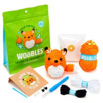 Kit de crochê The Woobles Beginners com fio Easy Peasy Felix Fox Kit de crochê The Woobles Beginners com fio Easy Peasy Felix Fox
