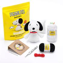 Kit de crochê The Woobles Peanuts Snoopy Beginners com fios