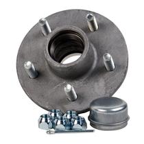 Kit de cubo de reboque CE Smith, fuso cônico galvanizado, pino 5x4,5