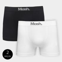 Kit de Cuecas Boxer Mash Sem Costura 2 Peças