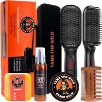 Kit de cuidado de barba Tame The Wild Pro com alisador aquecido Kit de cuidado de barba Tame The Wild Pro com alisador aquecido