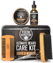 Kit de Cuidado de Barba Viking Revolution Coffee & Whiskey Kit de Cuidado de Barba Viking Revolution Coffee & Whiskey