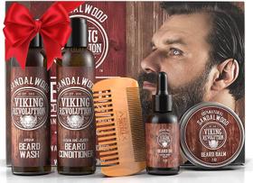 Kit de cuidado de barba Viking Revolution Ultimate com sândalo