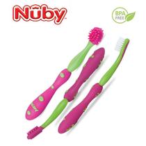 Kit De Cuidado Oral Escovas 3 Estágios Menino / Menina Nuby