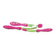 Kit De Cuidado Oral Escovas 3 Estágios Rosa Menina Pop Nb00759.086 Nuby - Nûby