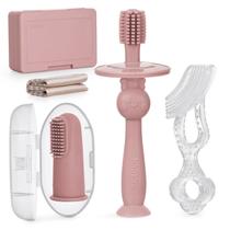 Kit de Cuidado Oral haakaa - Set de Cepillos de Entrenamiento para Bebés Kit de Cuidado Oral haakaa - Set de Cepillos de Entrenamiento para Bebés