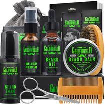 Kit de Cuidado para Barba GoldWorld - Sabonete, Shampoo e Mais