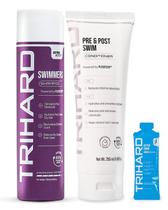 Kit de Cuidado para Cabelos TRIHARD Swimmers - Shampoo + Condicionador (300ml)