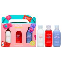 Kit de cuidado pessoal I LOVE Me Time Pamper Pack com gel de banho e suflê