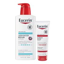 Kit de cuidados com a pele Eucerin Advanced Repair Lotion 500mL + 240mL