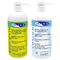 Kit de cuidados com a pele TRISWIM Chlorine Removal Body Wash + Lotion