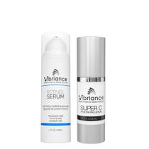 Kit de cuidados com a pele Vibriance Dynamic Duo Super C Vitamina C e Retinol