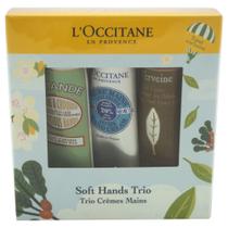Kit de cuidados com as mãos L'Occitane Soft Hands Trio com 3 cremes para as mãos