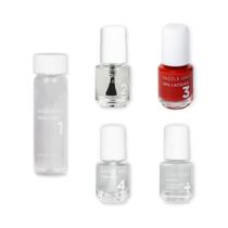 Kit de cuidados com as unhas Dazzle Dry Mini 4 Step System Holly Berry Red