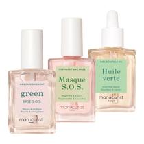 Kit de cuidados com as unhas Manucurist Rescue com revestimento base fortalecedor