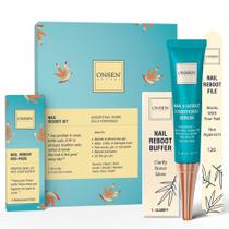 Kit de cuidados com as unhas Onsen Secret Japanese com sérum para cutículas