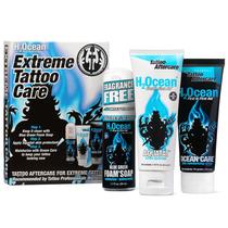 Kit de cuidados com tatuagens H2Ocean Extreme para tatuagens difíceis de curar Kit de cuidados com tatuagens H2Ocean Extreme para tatuagens difíceis de curar