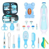 Kit de cuidados de saúde e higiene para bebês UHFi 26 em 1 com bolsa (azul) Kit de cuidados de saúde e higiene para bebês UHFi 26 em 1 com bolsa (azul)