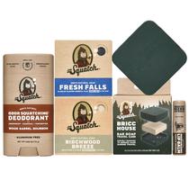 Kit de cuidados Dr. Squatch Bricc House com estojo de viagem e sabonete Kit de cuidados Dr. Squatch Bricc House com estojo de viagem e sabonete