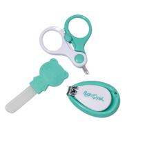 Kit de Cuidados e Higiene Bebê 3 Peças Verde Petit Piá