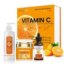 Kit de cuidados faciais DERMAXGEN Vitamin C Complete Anti-Envelhecimento