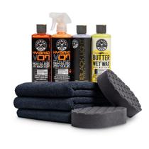 Kit de Cuidados para Carro Chemical Guys HOL203 para Pintura Preta, 9 Itens