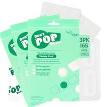 Kit de Cuidados SoloVegan Don't Pop To Me” Adesivo para Manchas e Acne - 55 adesivos 3 unid