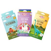 Kit de Cultivo de Microverdes (Fazendinha + Uni + Dino) ISLA Kit de Cultivo de Microverdes (Fazendinha + Uni + Dino) ISLA