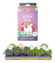 Kit de Cultivo de Microverdes - Repolho Roxo e Rabanete