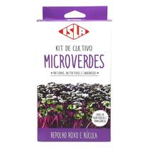 Kit de Cultivo Microverdes Repolho Roxo e Rúcula ISLA