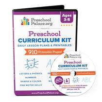 Kit de Currículo Pré-Escolar Preschool Palace para crianças de 3 a 5 anos em CD Kit de Currículo Pré-Escolar Preschool Palace para crianças de 3 a 5 anos em CD