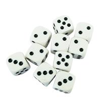 Kit de Dados 6 Lados 16mm Jogos de Tabuleiro Bingo Eventos 10/20 Unidades Kit de Dados 6 Lados 16mm Jogos de Tabuleiro Bingo Eventos 10/20 Unidades