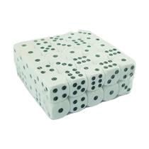 Kit de Dados 6 Lados 16mm Jogos de Tabuleiro Bingo Eventos 25/50/100 Unidades