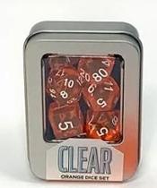 Kit de Dados: Clear (Diversas Cores)