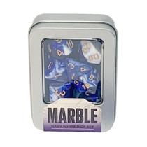 Kit De Dados: Marble Navy White - Buró