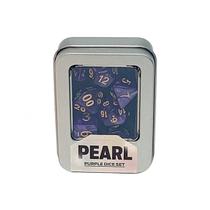 Kit de Dados Para RPG: Pearl - Purple Roxo