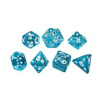 Kit De Dados Poliedricos De Duas Cores 7 Peças Fonte Dourada Para TRPG RPG D20 D12 D10 D8 D6 D4 Jogo Kit De Dados Poliedricos De Duas Cores 7 Peças Fonte Dourada Para TRPG RPG D20 D12 D10 D8 D6 D4 Jogo