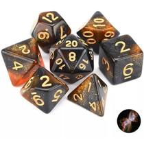 Kit de dados RPG D&D Coloridos Kit de dados RPG D&D Coloridos