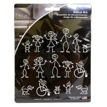 Kit de decalques CHROMA Chroma 5309 Stick People 16 peças Kit de decalques CHROMA Chroma 5309 Stick People 16 peças