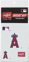 Kit de decalques para capacete de beisebol Rawlings MLB Authentic Angels Kit de decalques para capacete de beisebol Rawlings MLB Authentic Angels