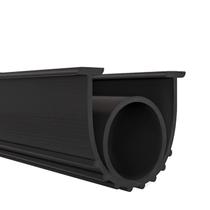 Kit de decapagem de borracha inferior para portas de garagem, 10 pés