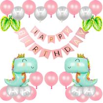 Kit de decoração de aniversário Mylar Dinosaur Balloons x36 Kit de decoração de aniversário Mylar Dinosaur Balloons x36