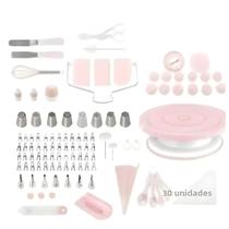 Kit De Decoração De Bolos Com 137 Peças, Suporte Giratório, Bicos De Confeitar E Acessórios Para Kit De Decoração De Bolos Com 137 Peças, Suporte Giratório, Bicos De Confeitar E Acessórios Para