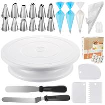 Kit de decoração de bolos Kootek 71 unidades com mesa giratória Cake Stand