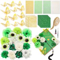 Kit de decoração de boné de formatura Wavwavw 43 unidades verdes Kit de decoração de boné de formatura Wavwavw 43 unidades verdes