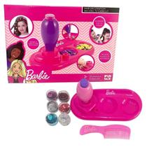 Kit de Decoração de Cabelo Com Aplicador e Pente da Barbie