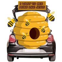 Kit de decoração de carro para baús ou guloseimas de Halloween MoimTech Bee Theme